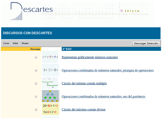 Repositorio de discursos con Descartes