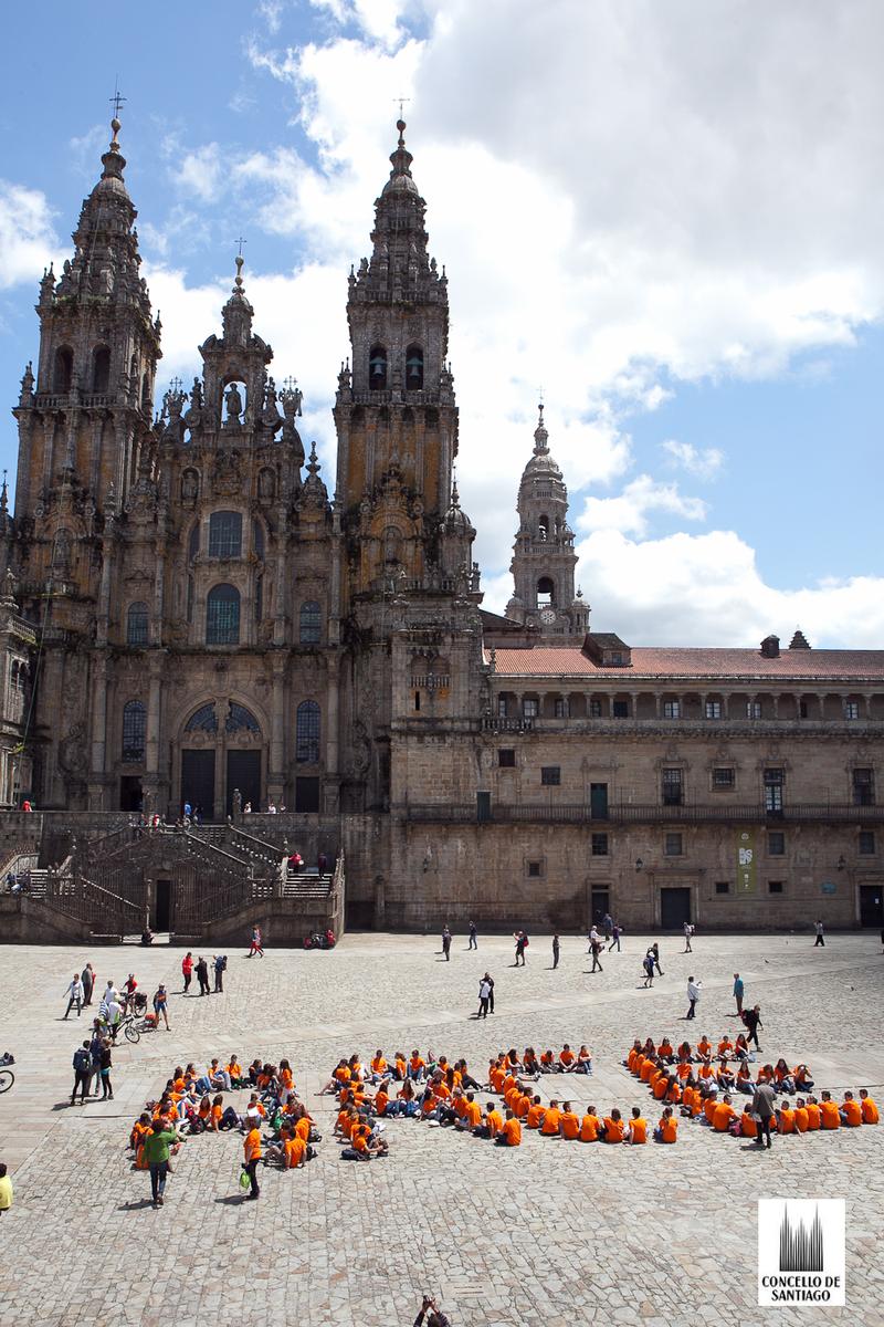 Homenaje al Programa ARCE en la Plaza del Obradoiro