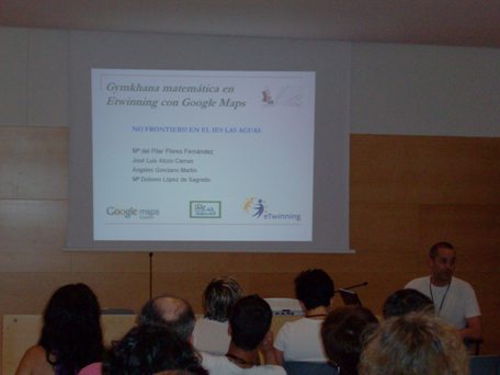 Gymkhana matemática en etwinning con Google Maps