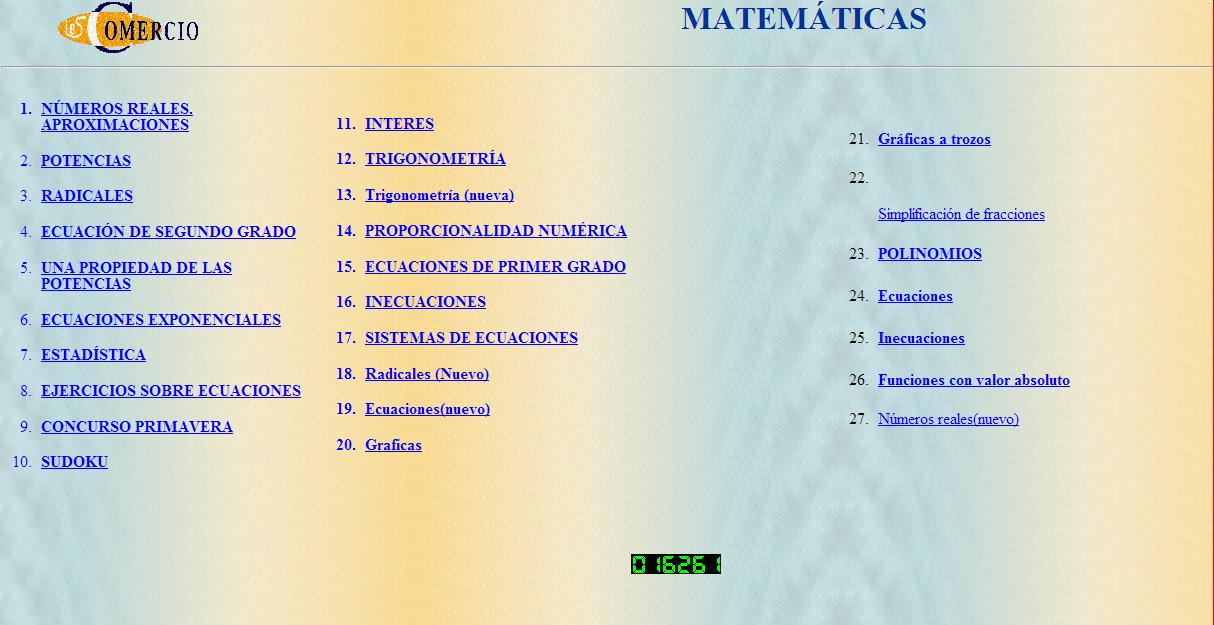pagina web ies comercio