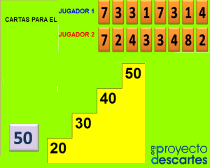 portada de Juego de numeración. Subir la escalera