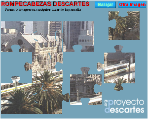 Portada del recurso Puzle de nueve piezas irregulares sin plantilla