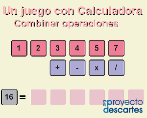 Portada del recurso Para resolver con calculadora