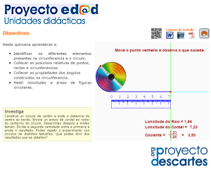 A circunferencia e o círculo