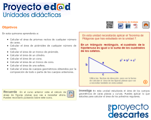 Áreas de cuerpos geométricos