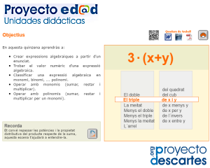 Expressions algebraiques