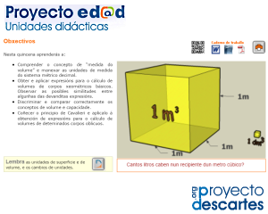 Volume dos corpos xeométricos