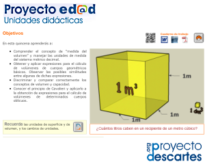 Volumen de los cuerpos geométricos