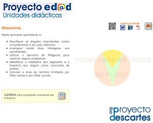 Figuras planas. Propiedades métricas