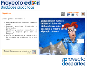 Ecuaciones e inecuaciones