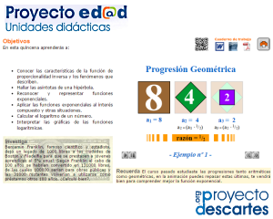 Funciones racionales, exponenciales y logarítmicas