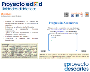 Funcións racionais, exponenciais e logarítmicas