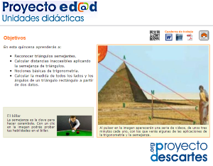 Semejanza y trigonometría