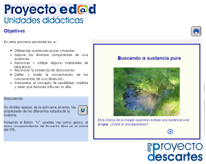 Sustancias puras y mezclas