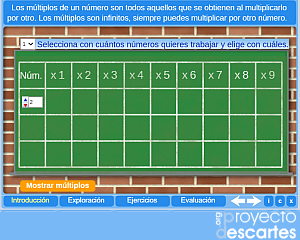 Múltiplos y mínimo común múltiplo