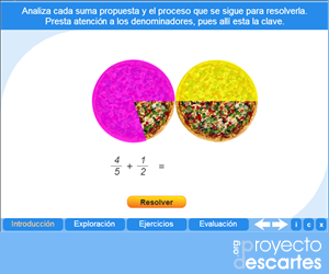 Portada del recurso Suma de fracciones