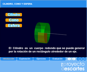Portada del recurso Cilindro, cono y esfera