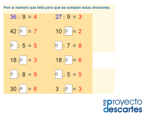 La división