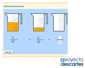 Ejercicios de fracciones