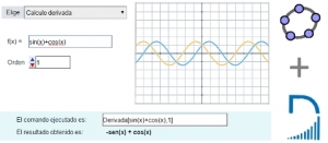 Incorporando construcciones Geogebra en escenas Descartes. Ejemplo 1: Ejecutando comandos Geogebra.