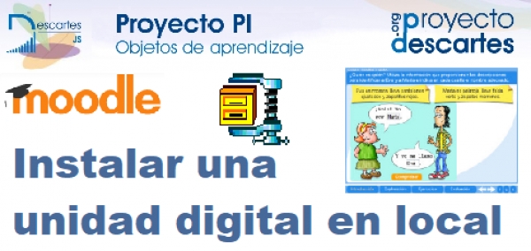 Descartes en Moodle. Instalar una unidad digital en local.