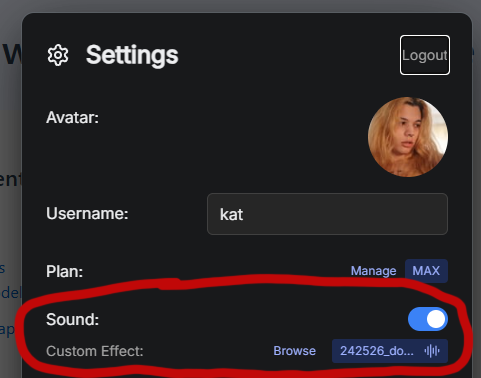 Configuración de Sonido