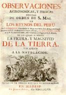 Observaciones. Jorge Juan y Antonio de Ulloa.