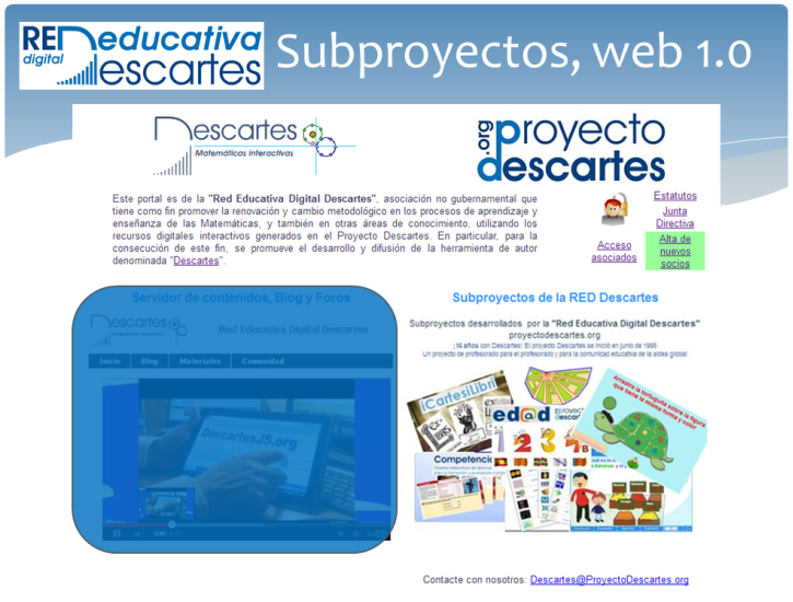 subproyectos de RED Descartes