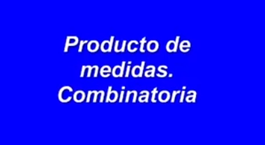 Producto de medidaa