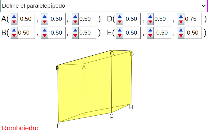 definición de un paralelepípedo