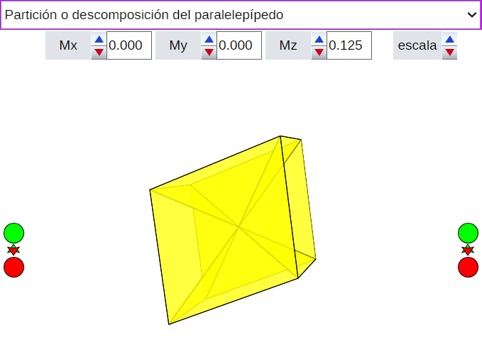 Partición de un paralelepípedo
