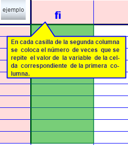 Columna frecuenca absoluta de atributos