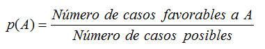 Fórmula de Laplace Fórmula de Laplace