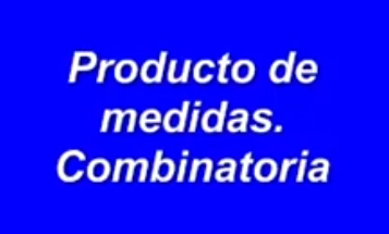 Vídeo principio general de recuento