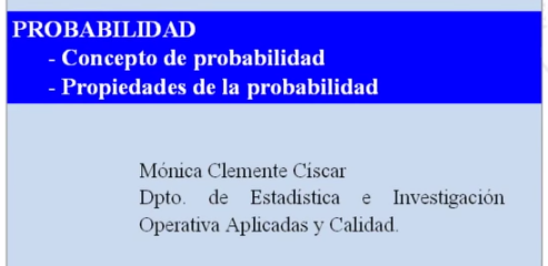 Axiomática de la probabilidad