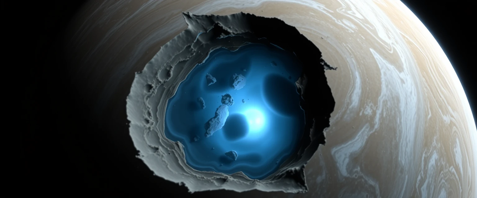 Europa, luna de Júpiter con un océano bajo su superficie helada