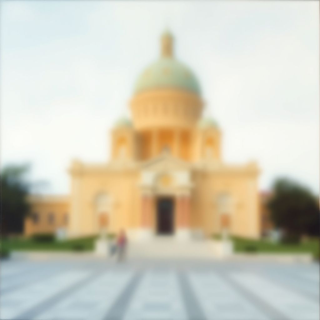 A blurred hyperrealistic painting by Gerhard Richter based on a photograph.