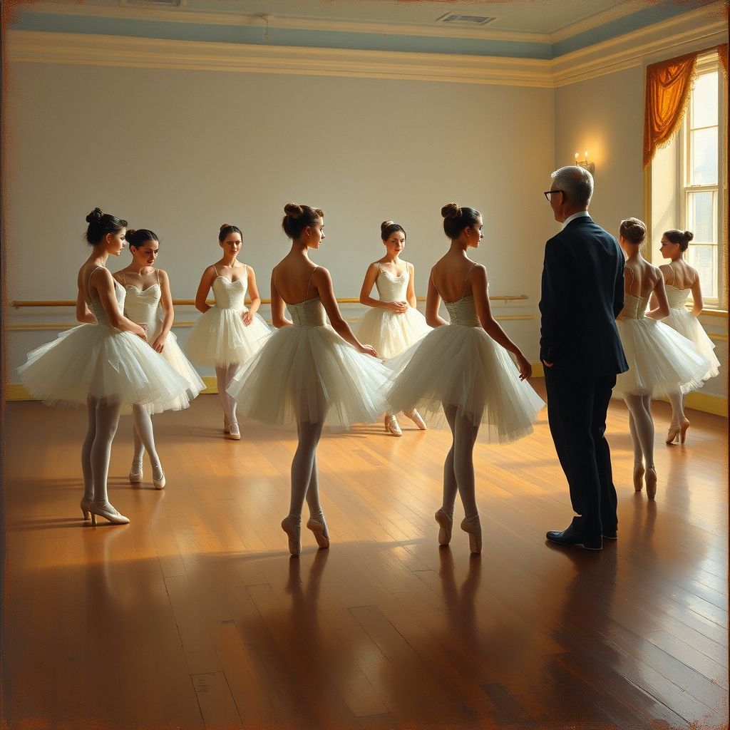 Una pintura al óleo de Edgar Degas