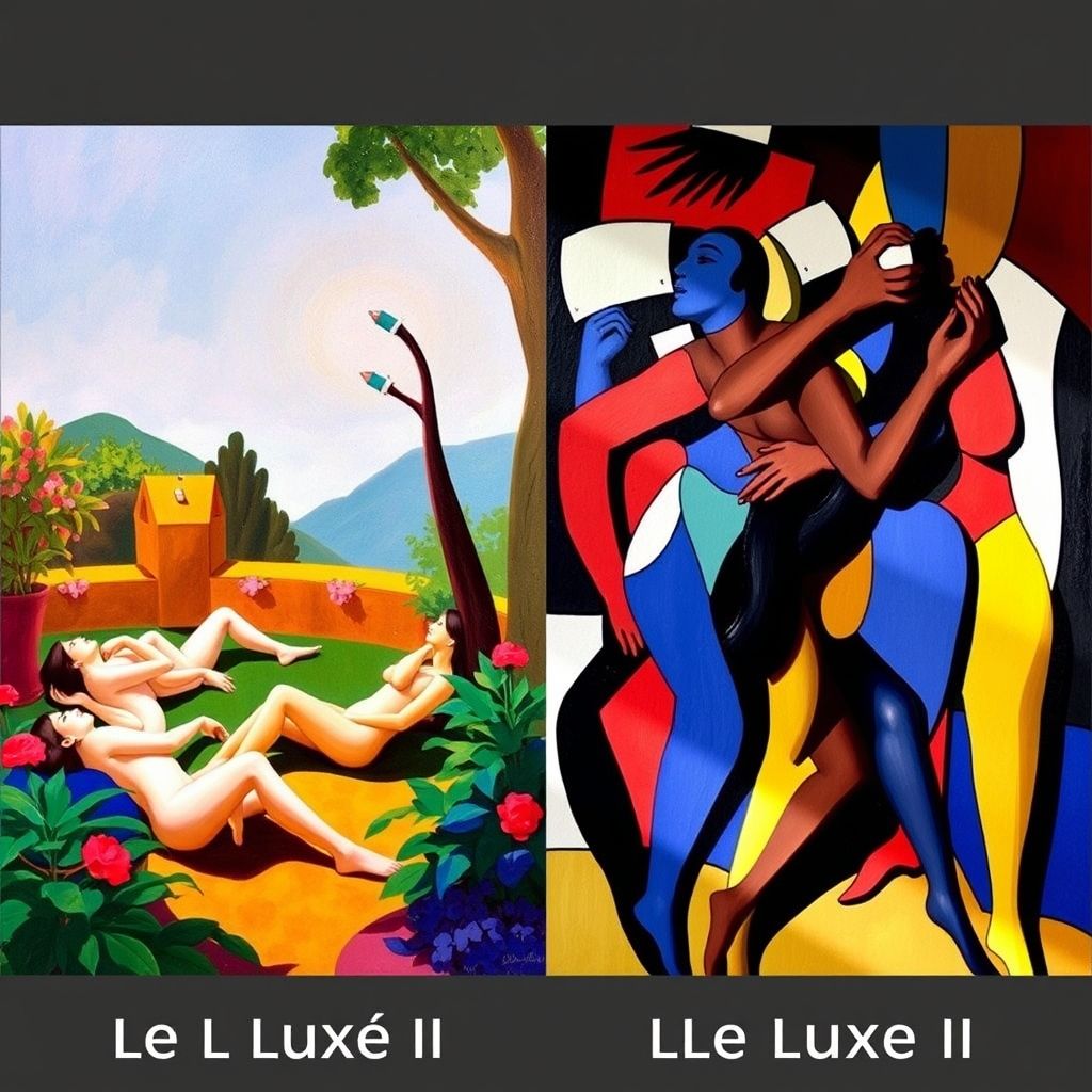 Una comparación lado a lado de