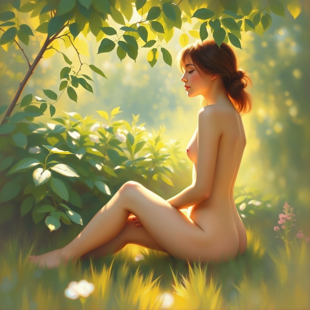 Una pintura de Renoir de una joven desnuda, presentada de una manera que fomenta la reflexión crítica y la discusión sobre la representación infantil en el arte, destacando la necesidad de sensibilidad y contexto histórico.