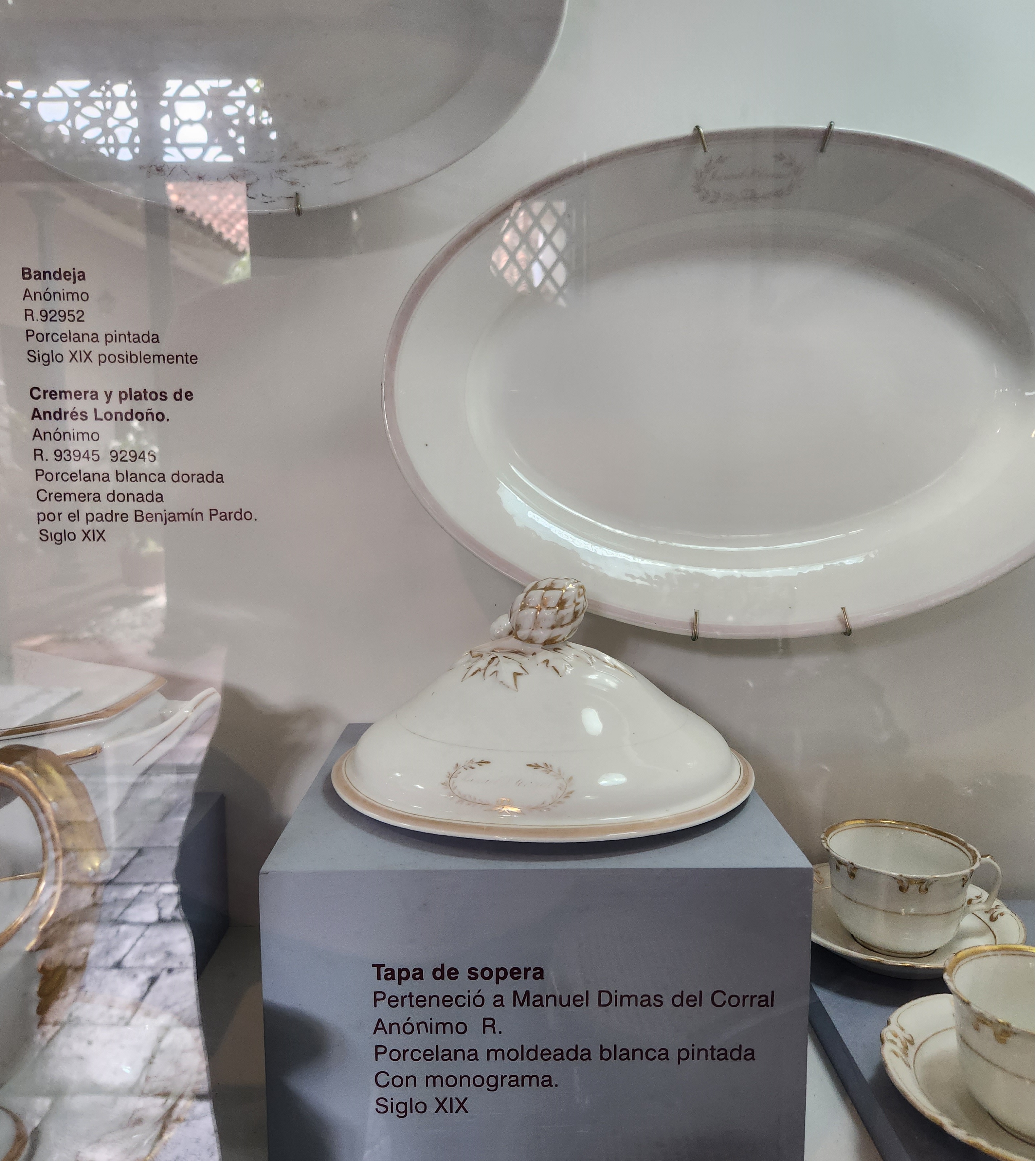 Orange typewriter on a wooden table close-up