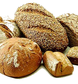 Pan cocido En la imagen se muestran diversos tipos de pan para cuya elaboración se usó levadura. Fuente: Wikipedia.