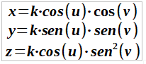 paramétricas tercera transformación esfera