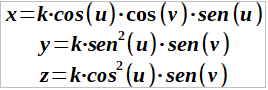 paramétricas séptima transformación esfera