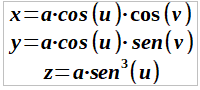 paramétricas superficie "boca"
