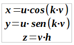 paramétricas otro helicoide recto